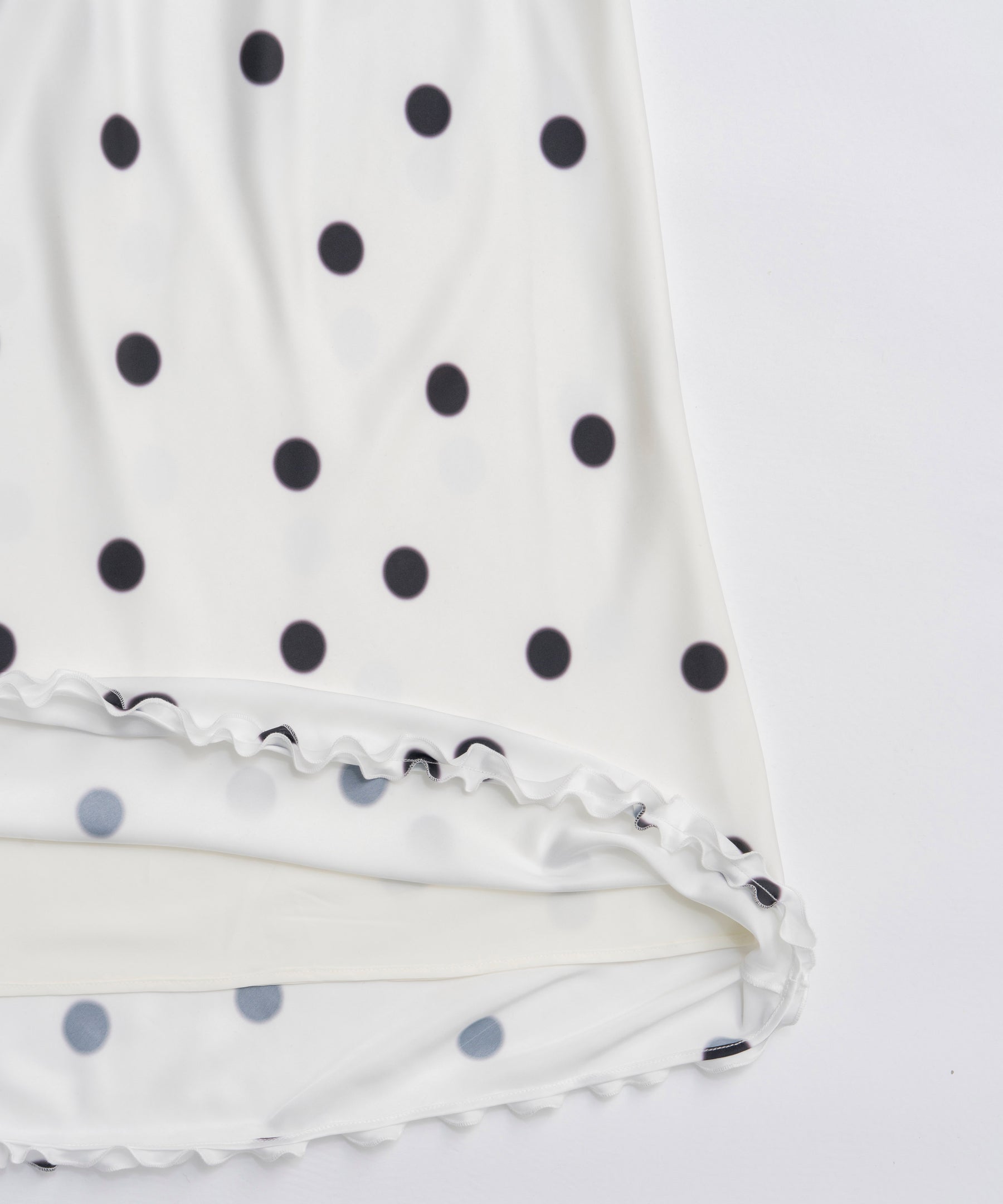 [25winter preoder] 도트 프릴 미디 길이 스커트