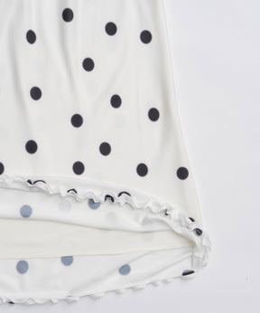 [25winter preoder] 도트 프릴 미디 길이 스커트