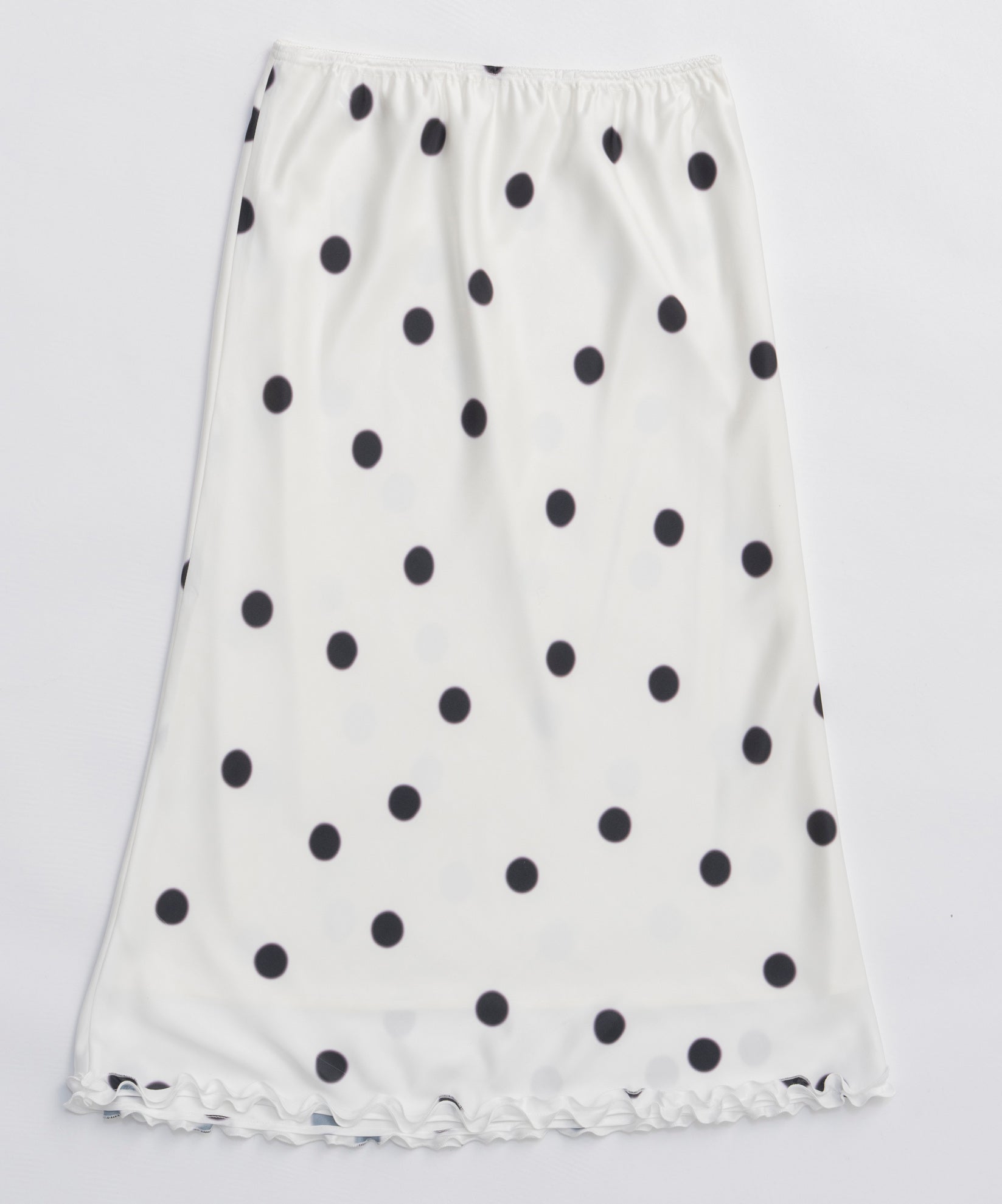 [25winter preoder] 도트 프릴 미디 길이 스커트