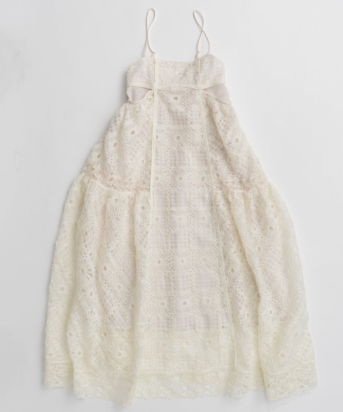 [2026Summer PRE-ORDER] Embroidered Tiered Cami Dress