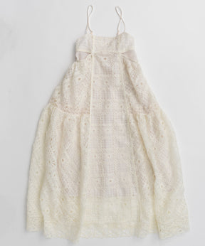 Embroidered Tiered Cami Dress