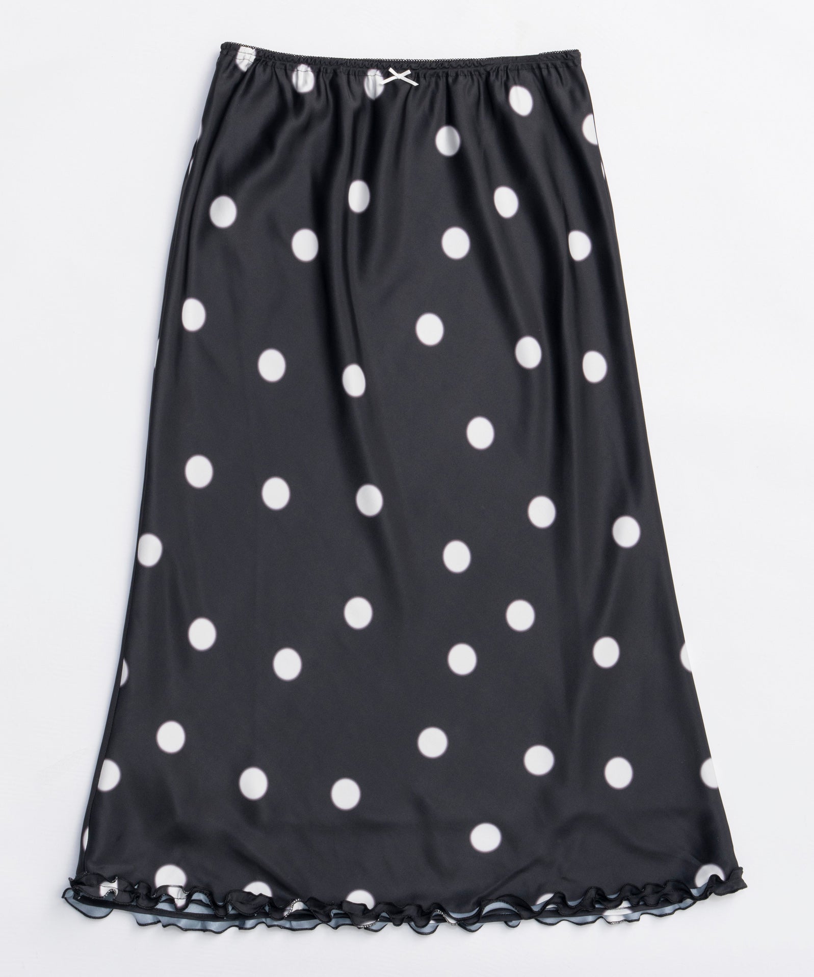 [25winter preoder] 도트 프릴 미디 길이 스커트