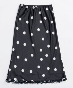 [25winter preoder] 도트 프릴 미디 길이 스커트