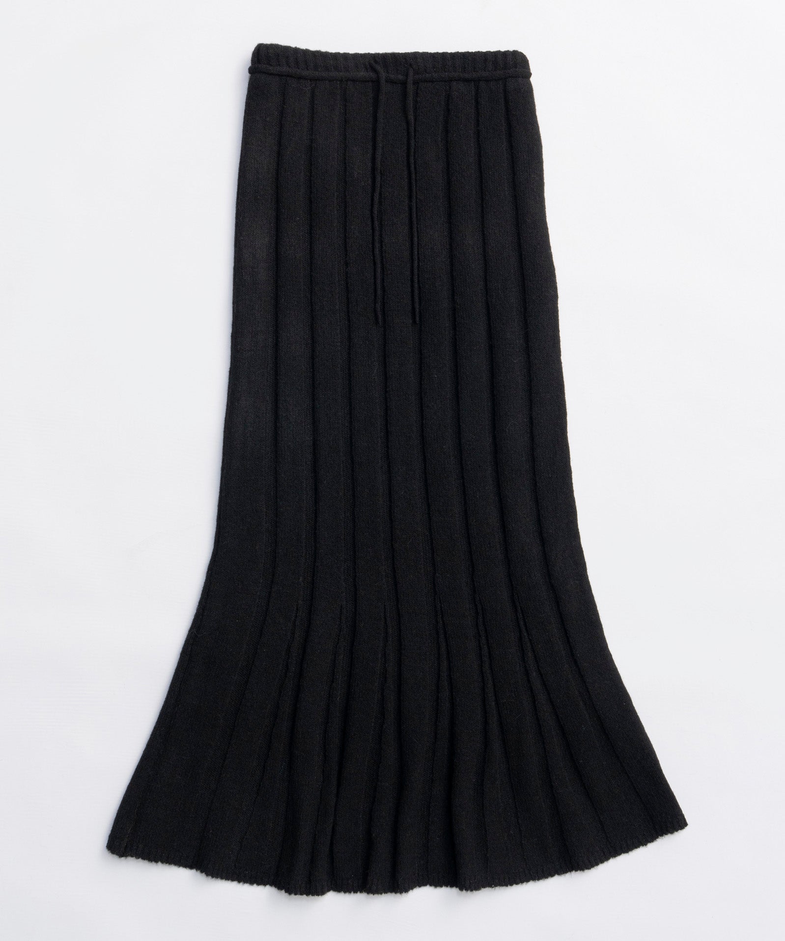 [25周期预订]随机肋骨编织喇叭裙