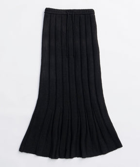 [25周期预订]随机肋骨编织喇叭裙