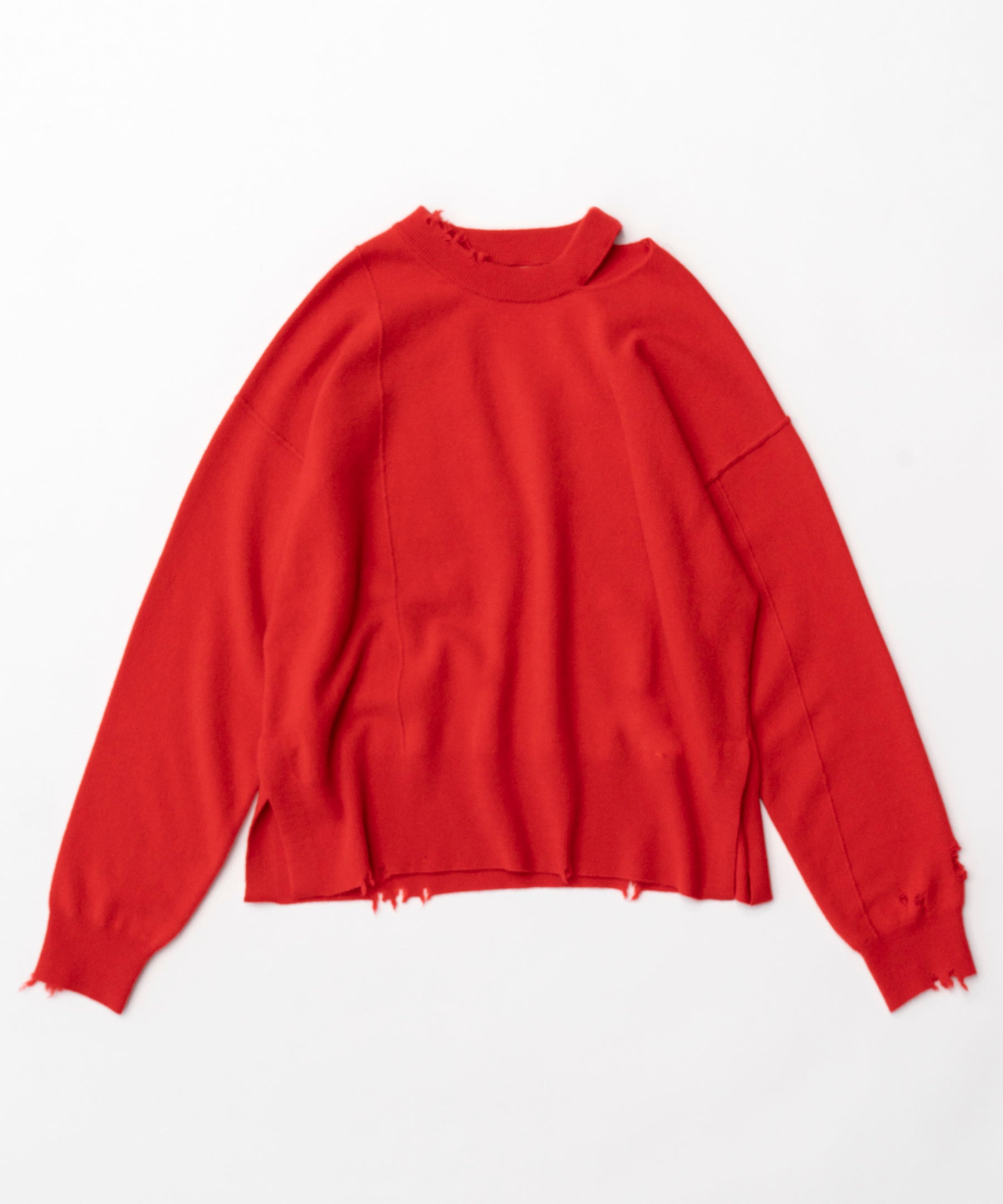 CASHMERE BLEND MERINO WOOL PULLOVER KNIT WEAR