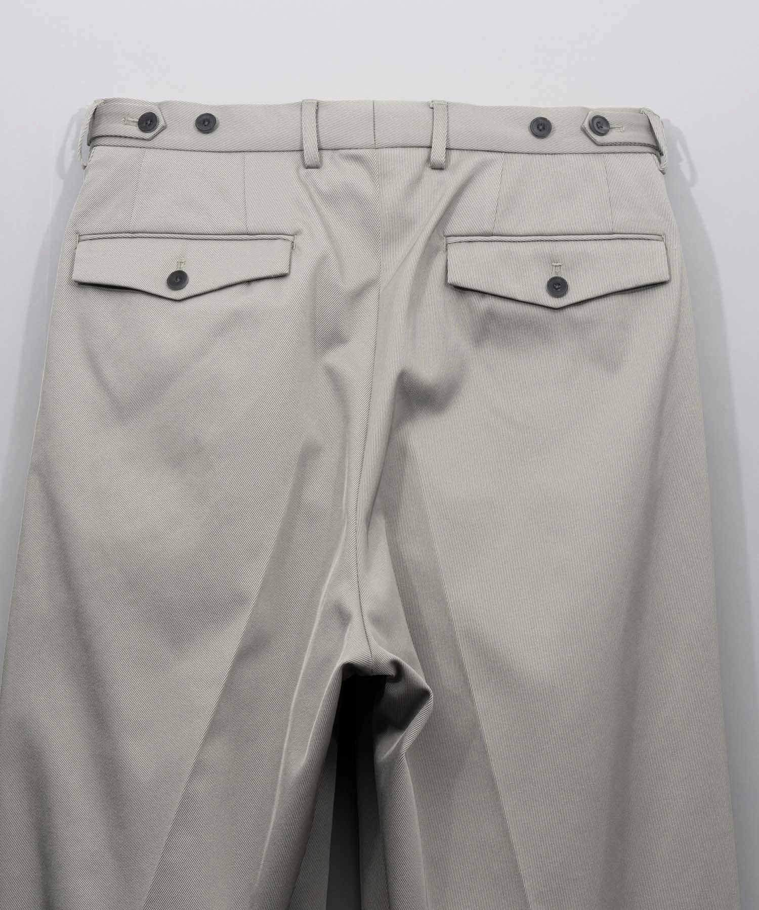 【24SS PRE-ORDER】Triacetate Three-Tuck Wide Pants