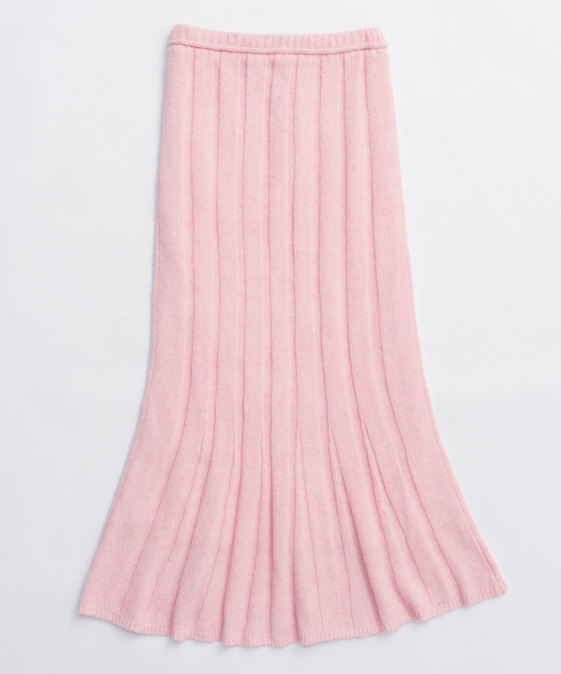 [25周期预订]随机肋骨编织喇叭裙