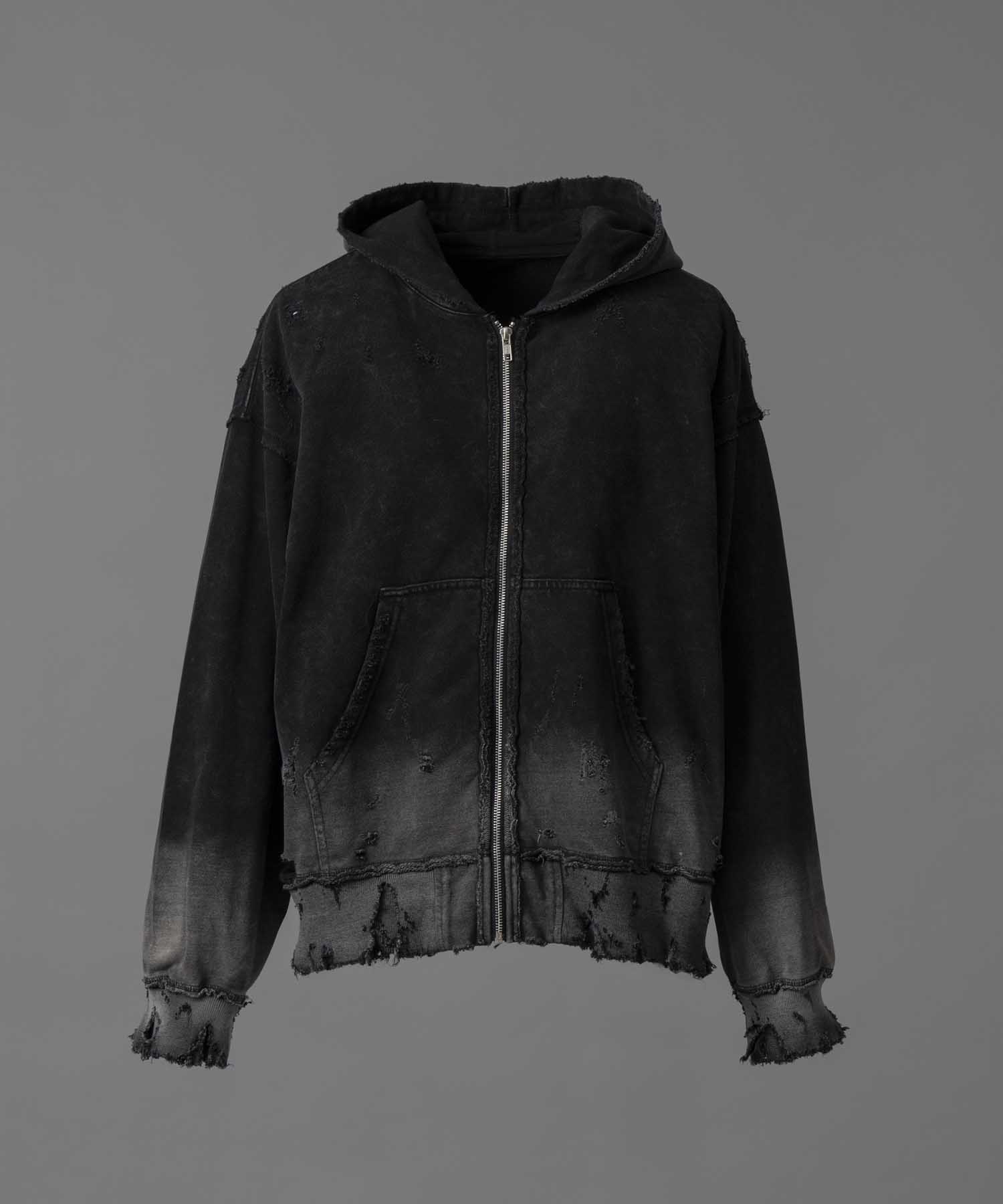 [24AW Pre-Order] SANDBLASTING SWEAT PRIME-OVER ZIP HOODIE (Copy)