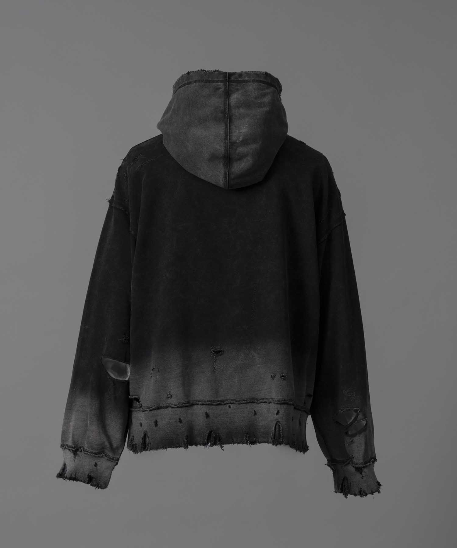 [24AW Pre-Order] SANDBLASTING SWEAT PRIME-OVER ZIP HOODIE (Copy)