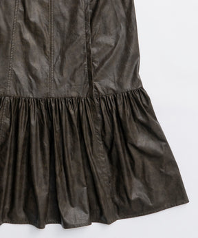 [25WINTER PRE-ORDER] Vegan Leather Dress