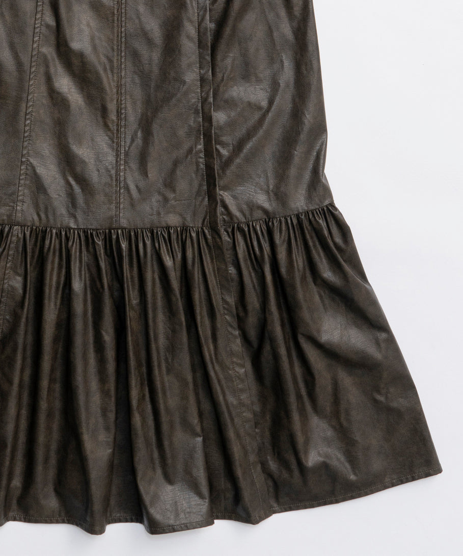 [25WINTER PRE-ORDER] Vegan Leather Dress