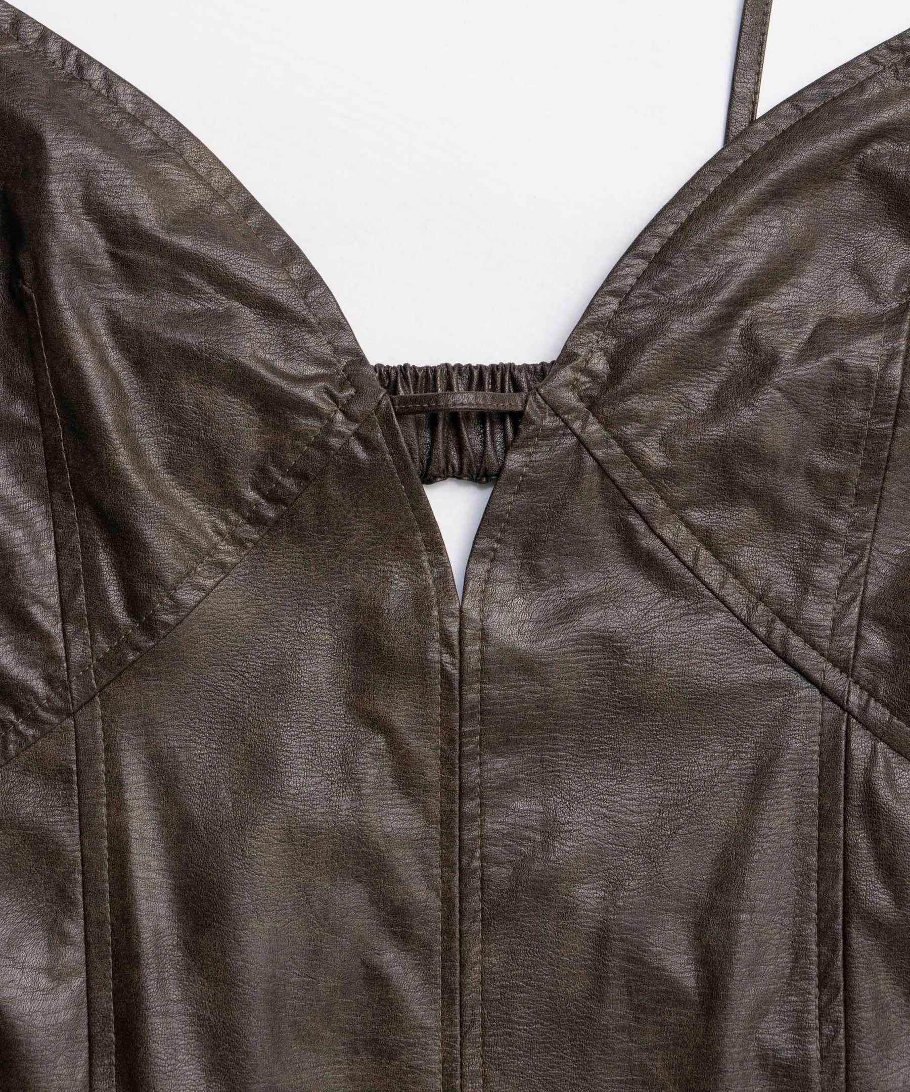 [25WINTER PRE-ORDER] Vegan Leather Dress