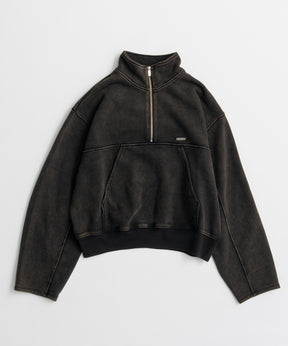 【26AUTUMN PRE-ORDER】Short Half-Zip Sweatshirt