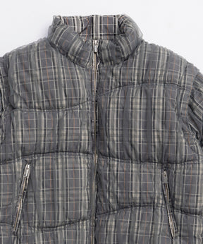 [25winter preoder] Wave Shirring Tulle Puffer Jacket