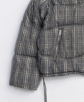 [25winter preoder] Wave Shirring Tulle Puffer Jacket