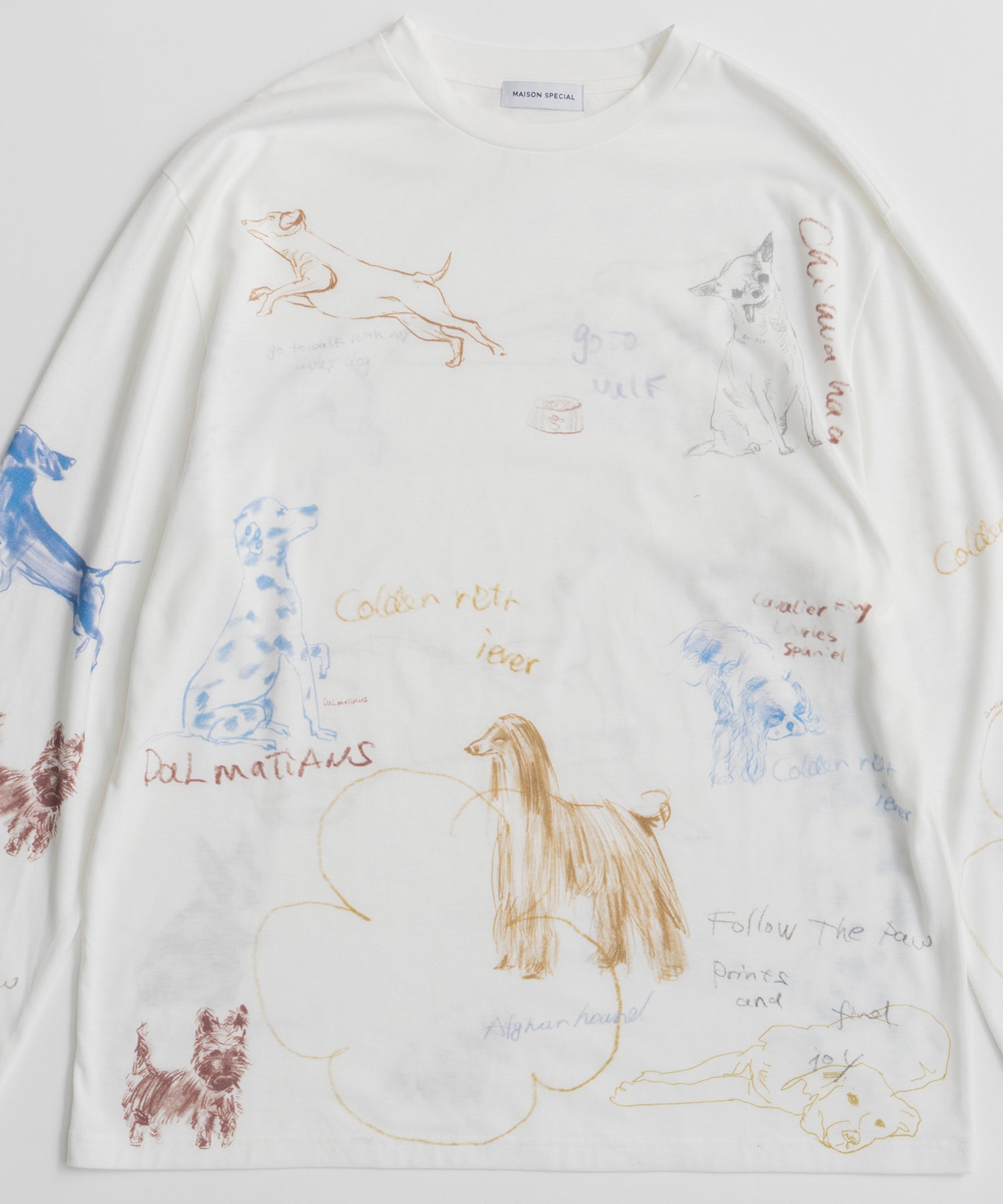 【26AUTUMN PRE-ORDER】Dog Party Long Sleeve T-Shirt