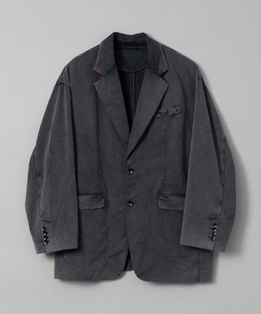 Pigment-Dye Sweat Prime-Over Tailored Jacket