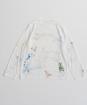 【26AUTUMN PRE-ORDER】Dog Party Long Sleeve T-Shirt