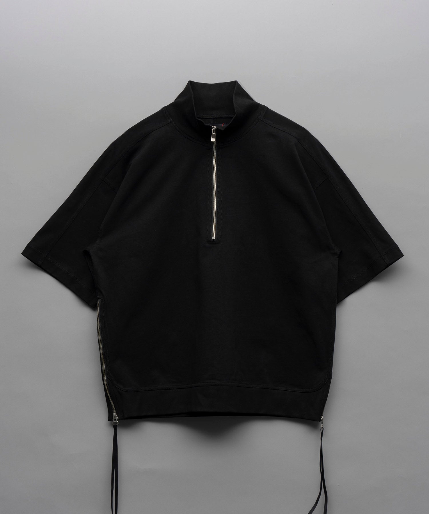 Heavy-Weight Cotton Prime-Over Half Zip T-Shirts