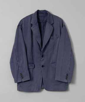 Pigment-Dye Sweat Prime-Over Tailored Jacket