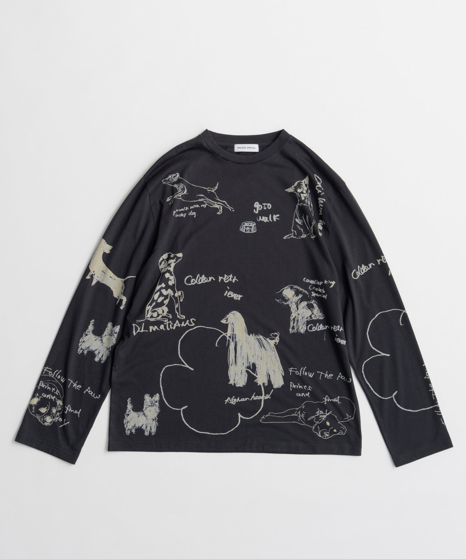 【26AUTUMN PRE-ORDER】Dog Party Long Sleeve T-Shirt