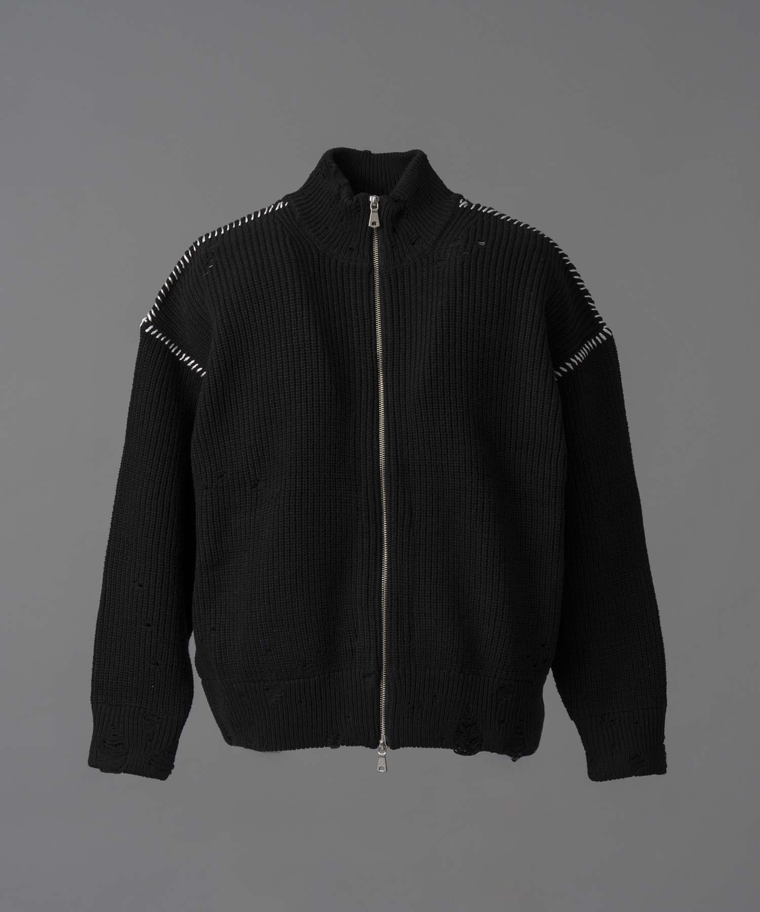 [24AW Pre-Order] Prime-Over Damaged Drivers Knit