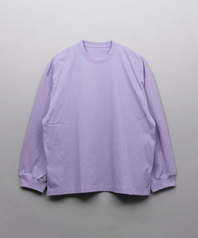 Heavy-Weight Cotton Prime-Over Crew Neck Long Sleeve T-Shirt
