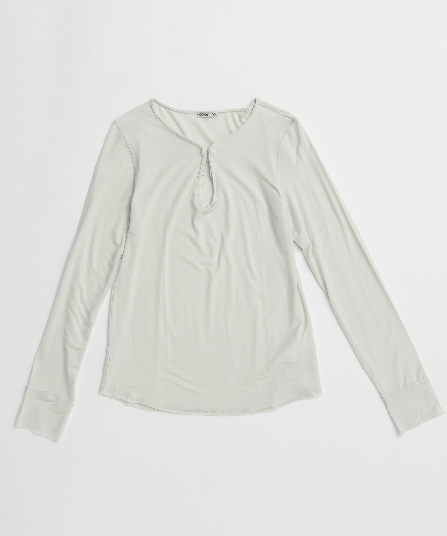 【OPEN YY】HOOK HENLEY LONG SLEEVE
