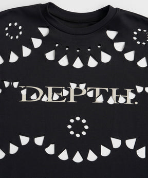【26AUTUMN PRE-ORDER】Laser-Cut Motif Logo T-Shirt
