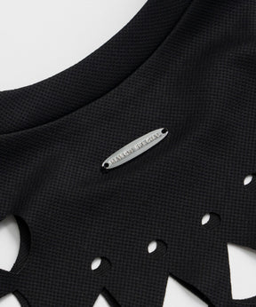 【26AUTUMN PRE-ORDER】Laser-Cut Motif Logo T-Shirt