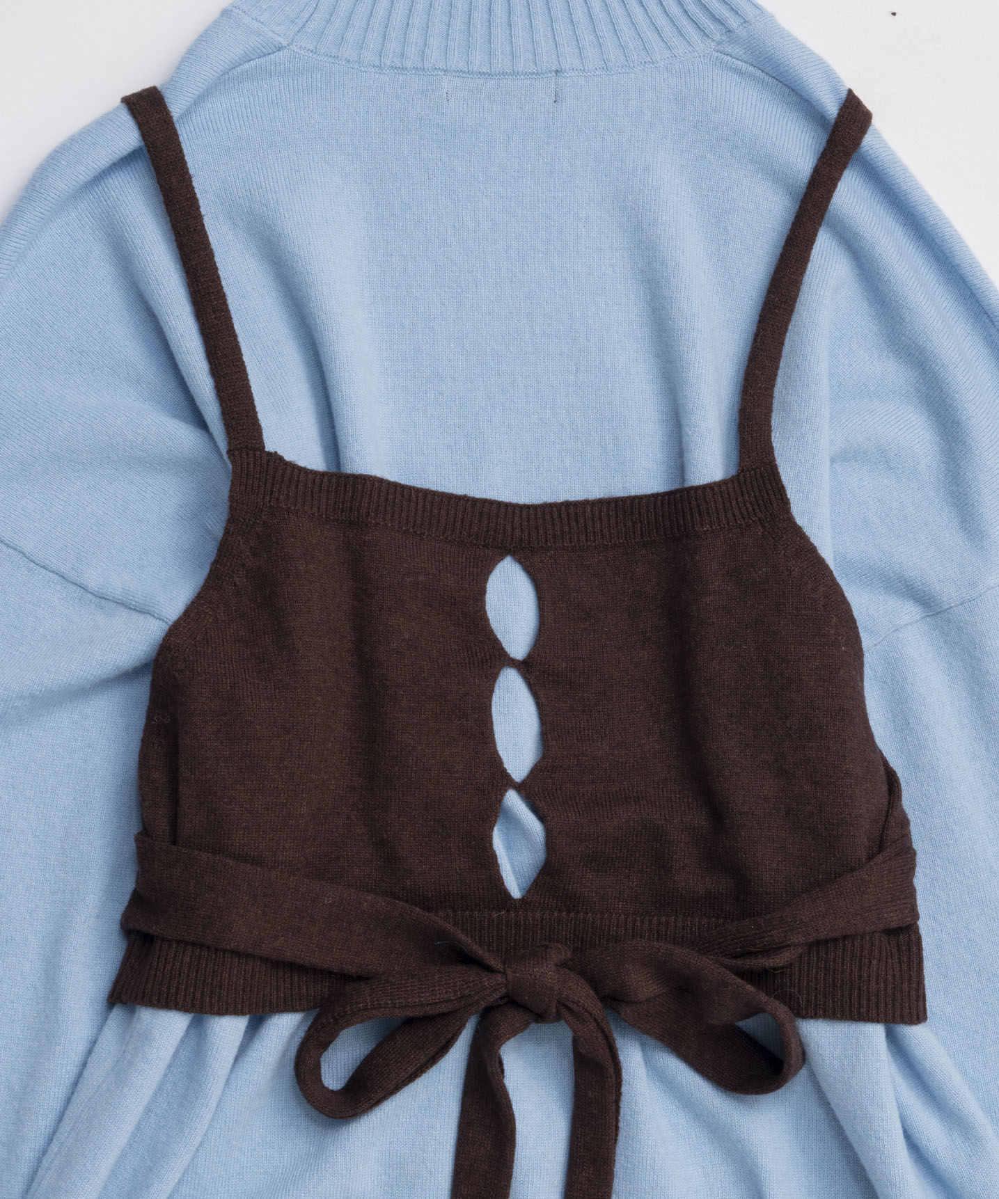 [25周期预订]紧身编织套件毛衣套装