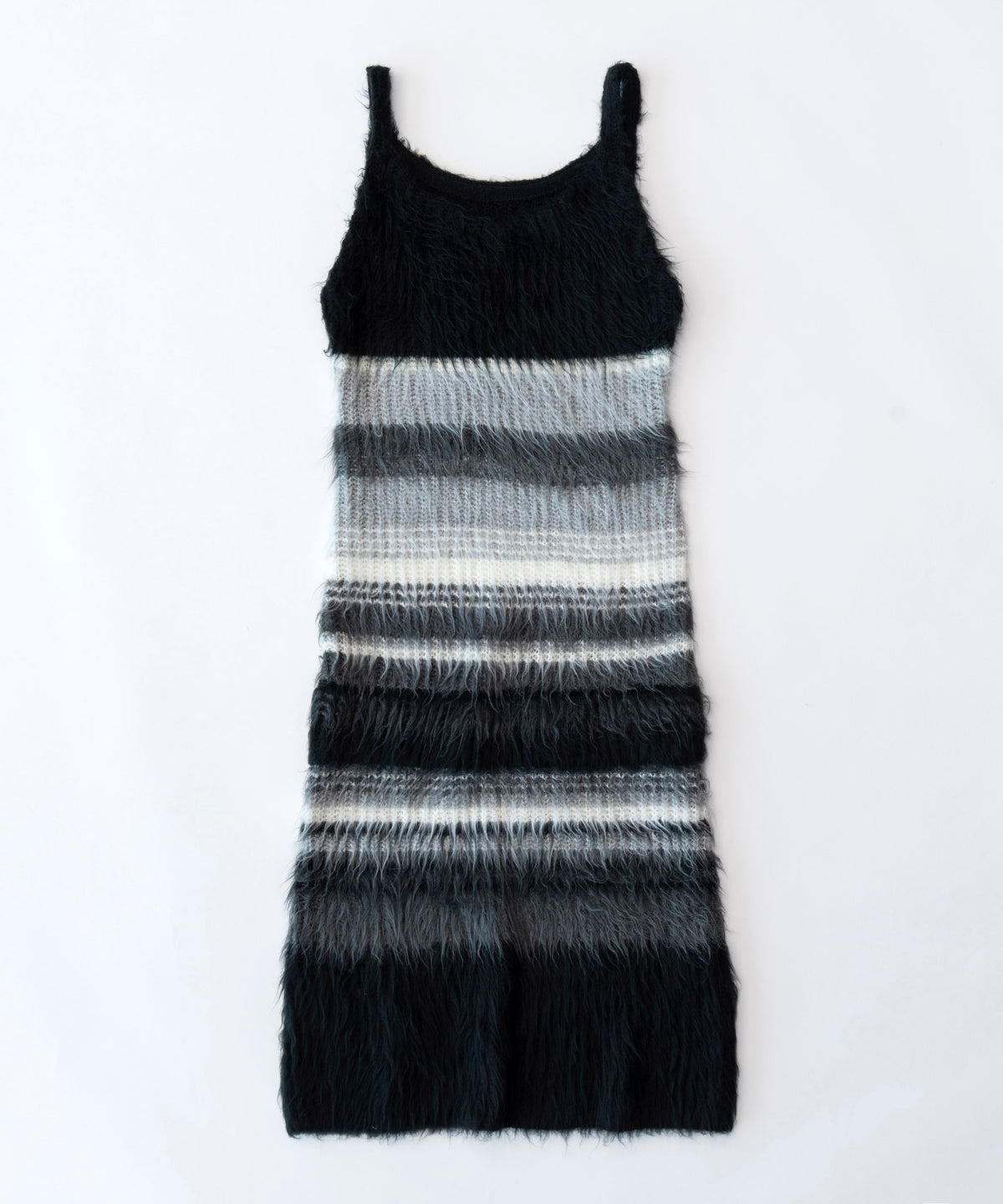 【SALE】Multicolor Border Knit Dress