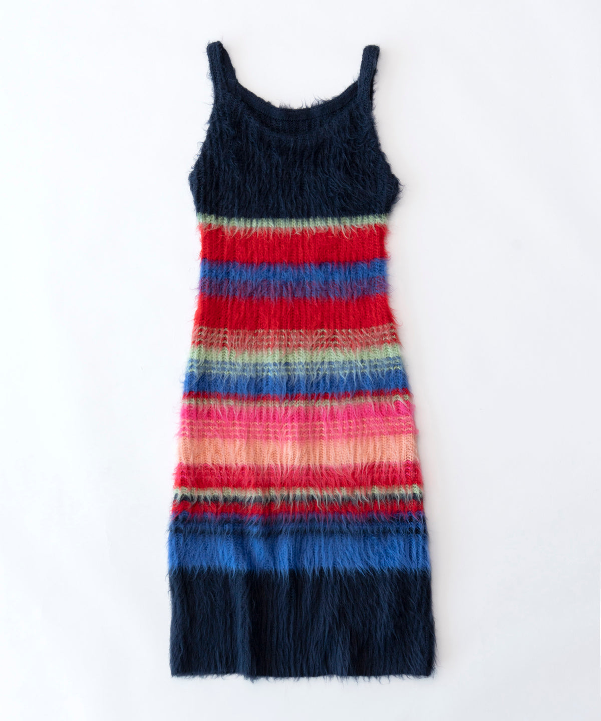 【SALE】Multicolor Border Knit Dress