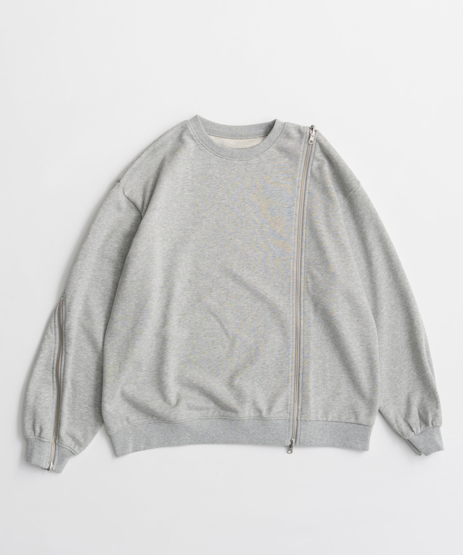 【26AUTUMN PRE-ORDER】Reverse Zipper Sweatshirt