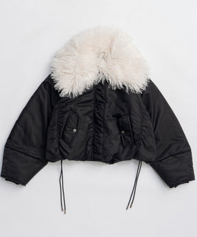 [25WINTER PRE-ORDER] Fur Collar Padded Blouson