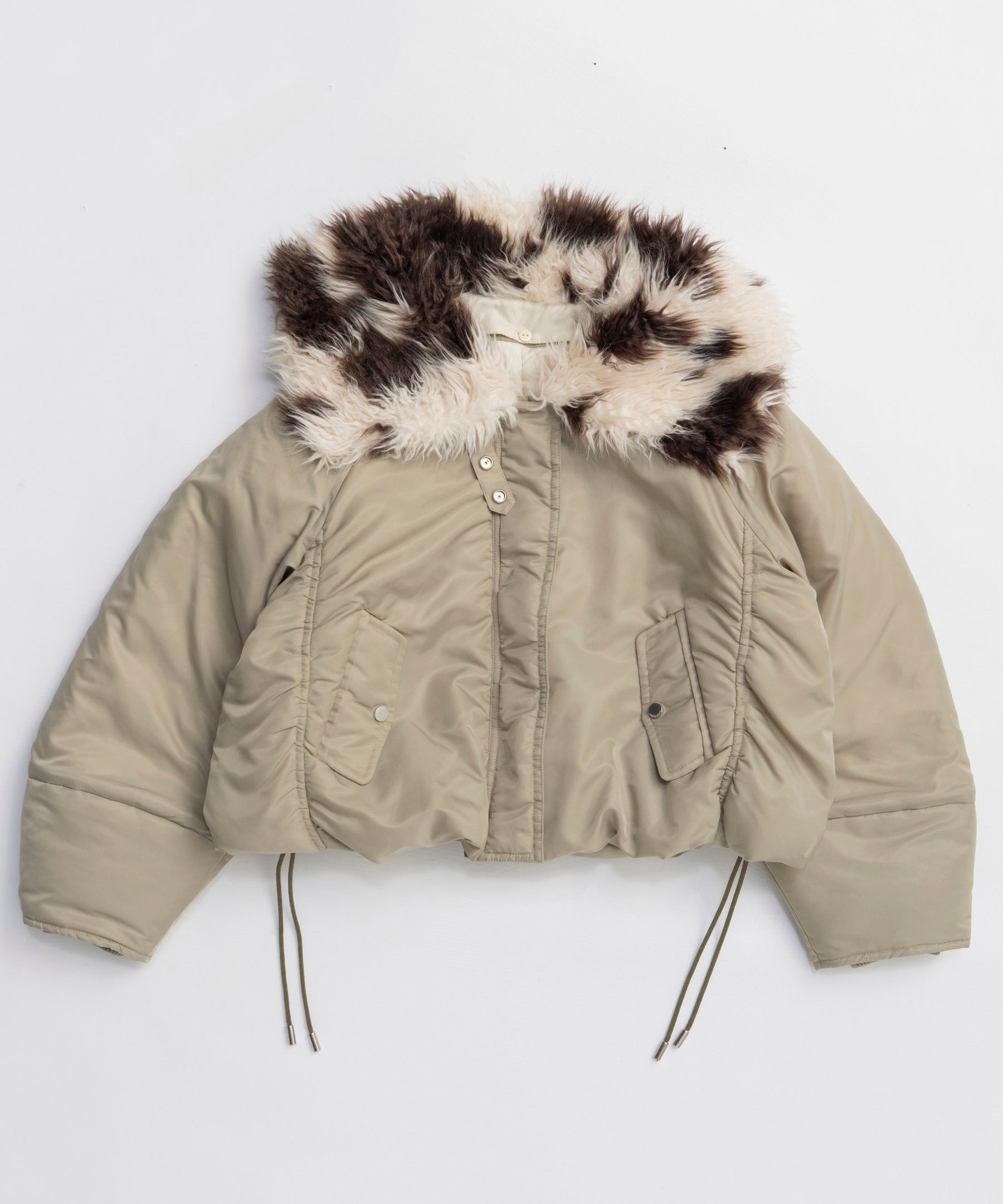[25WINTER PRE-ORDER] Fur Collar Padded Blouson