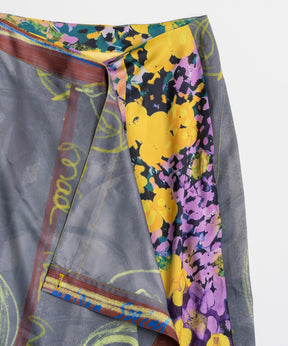 【26AUTUMN PRE-ORDER】Drawing Scarf Skirt