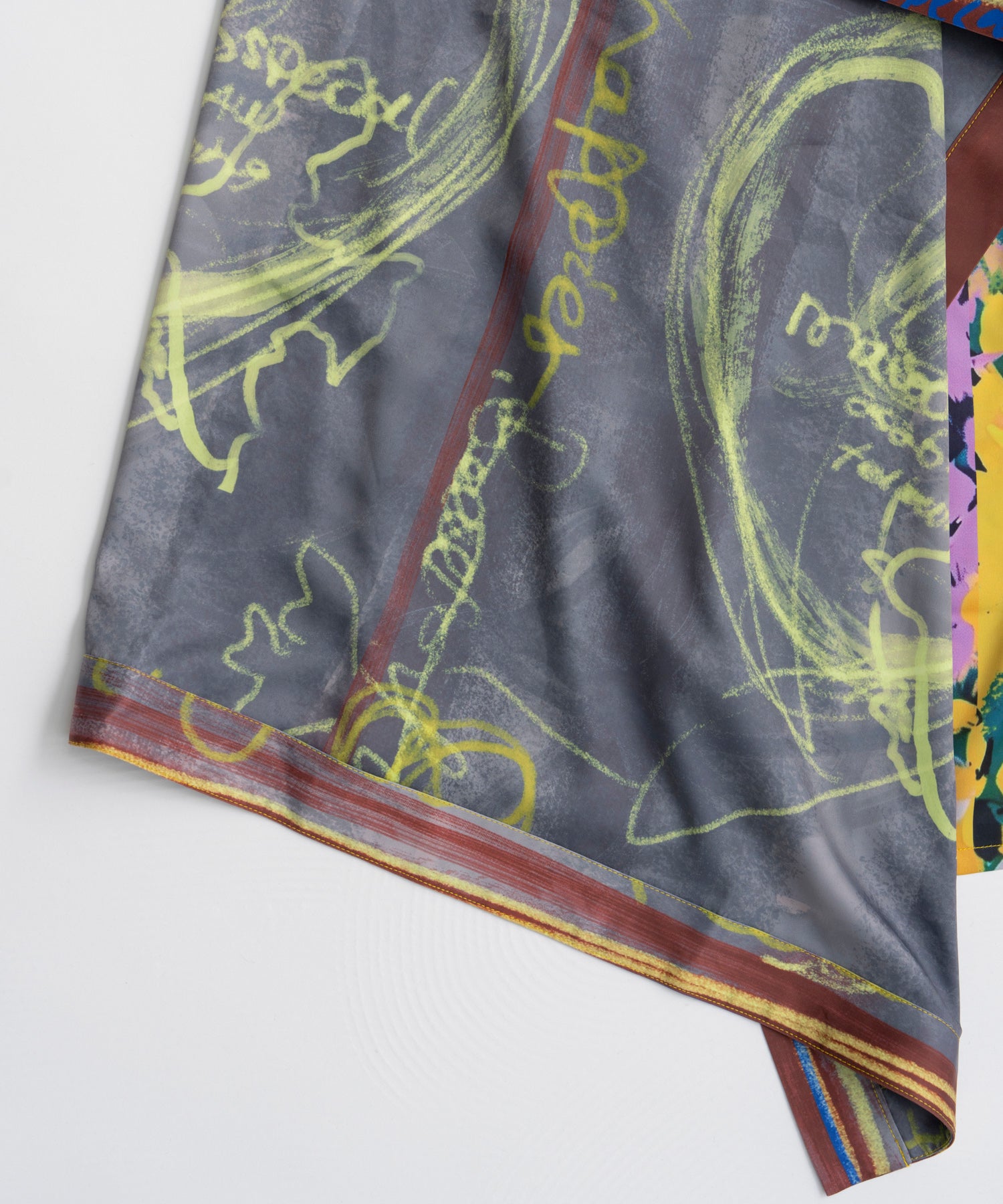 【26AUTUMN PRE-ORDER】Drawing Scarf Skirt