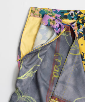 【26AUTUMN PRE-ORDER】Drawing Scarf Skirt