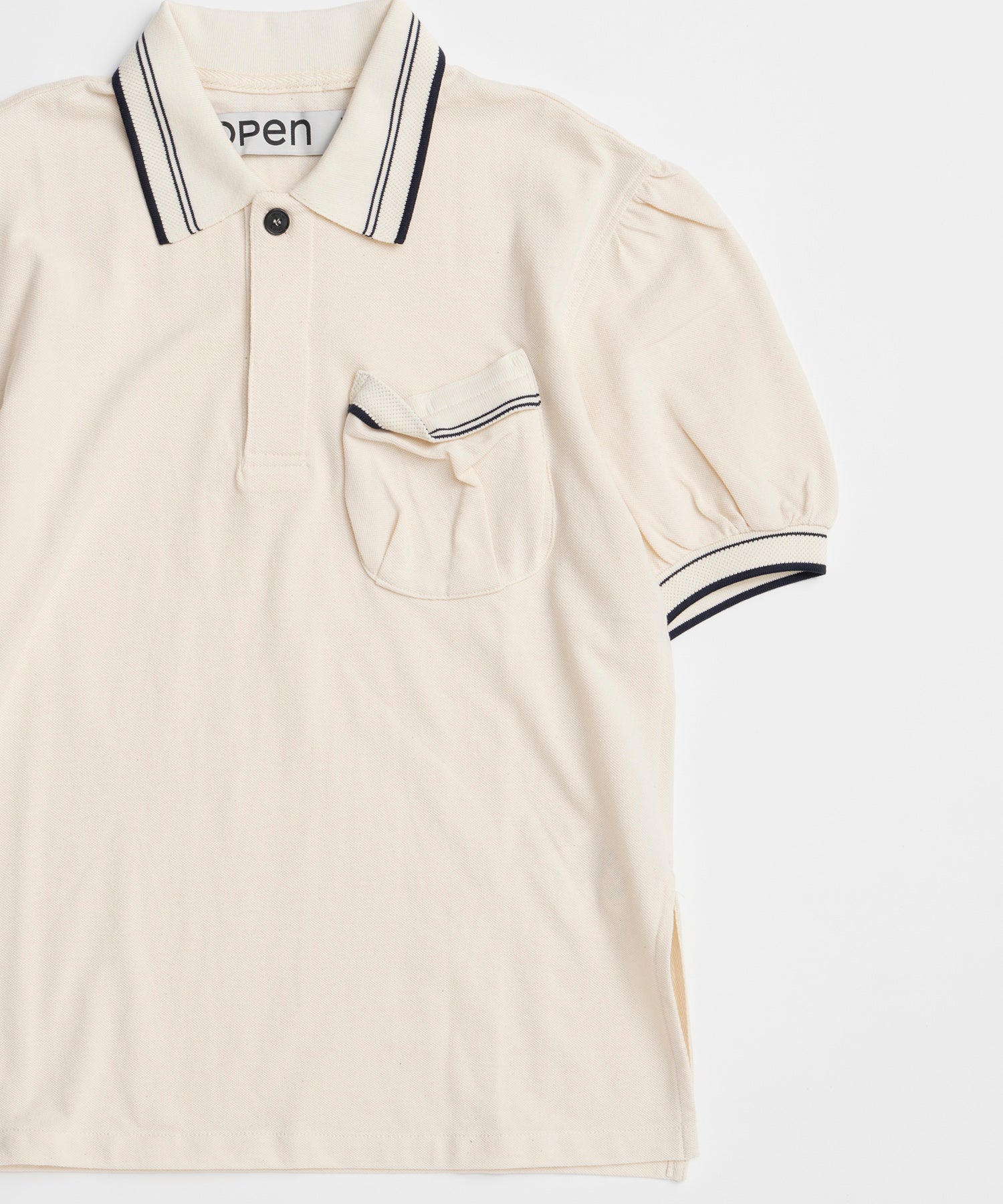 【OPEN YY】PUFFY PIQUÉ POLO
