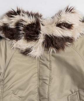 [25WINTER PRE-ORDER] Fur Collar Padded Blouson