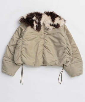 [25WINTER PRE-ORDER] Fur Collar Padded Blouson
