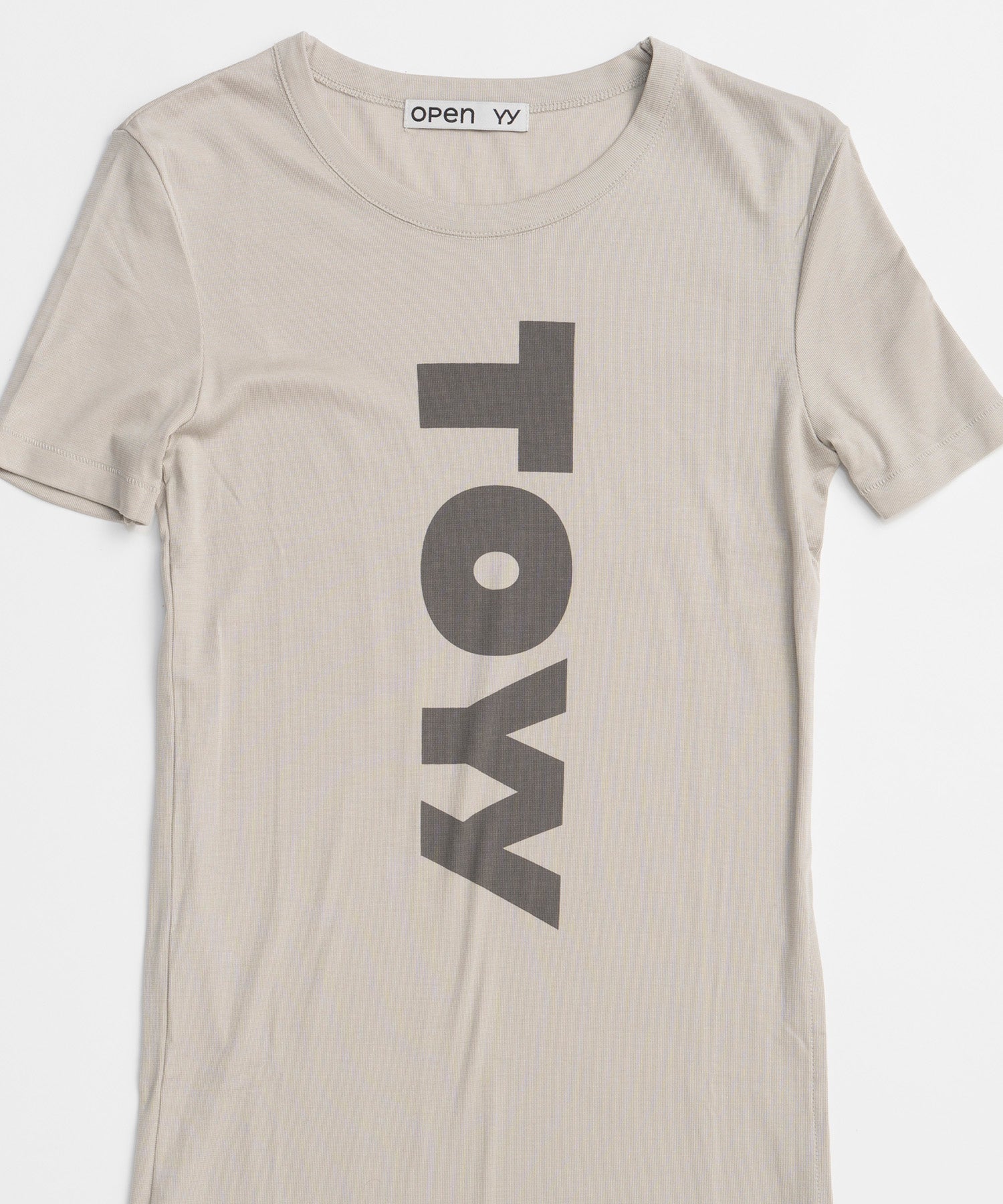 【OPEN YY】TOYY SIDE SLIT TEE