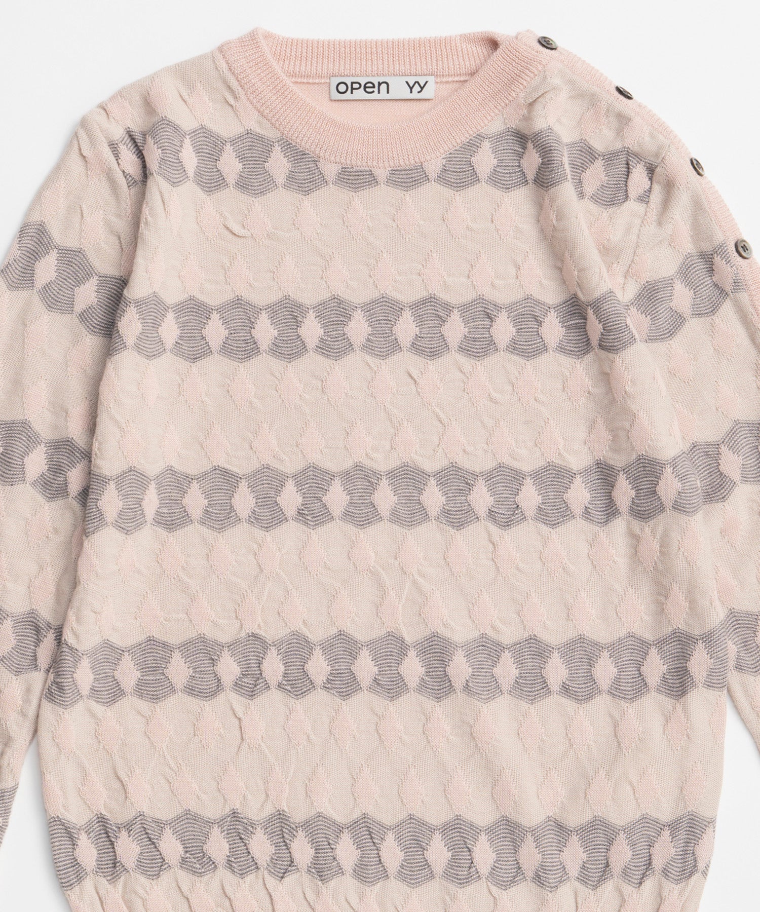 【OPEN YY】JACQUARD PULLOVER