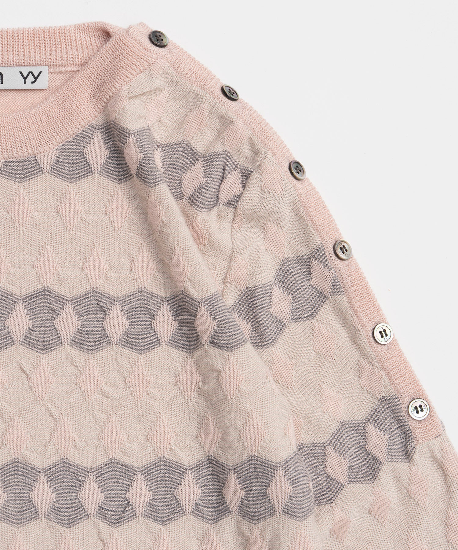 【OPEN YY】JACQUARD PULLOVER