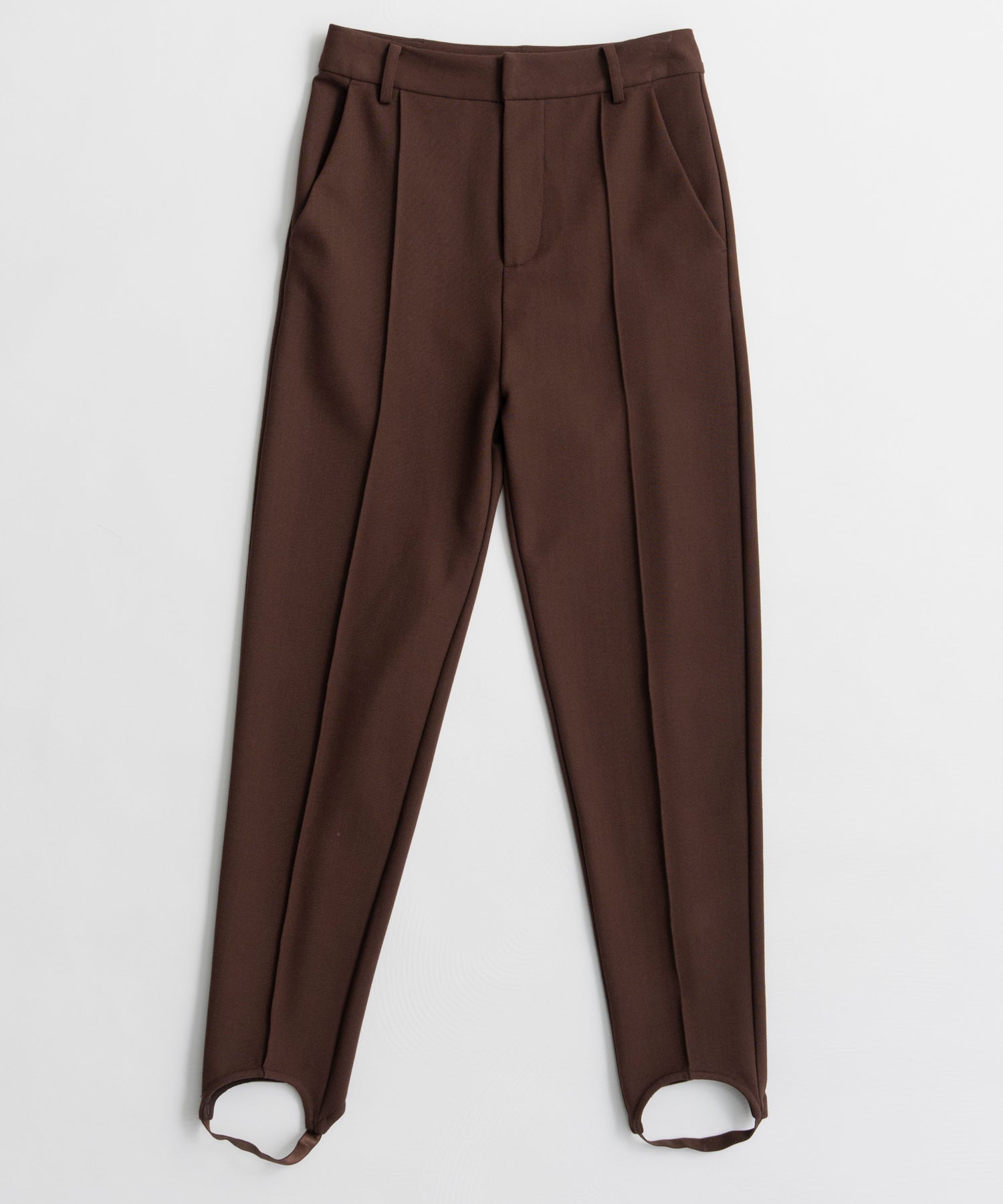 【26AUTUMN PRE-ORDER】Pintuck Stretch Stirrup Pants