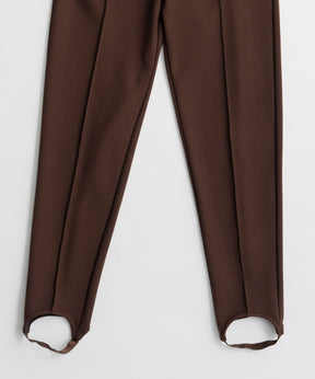 【26AUTUMN PRE-ORDER】Pintuck Stretch Stirrup Pants