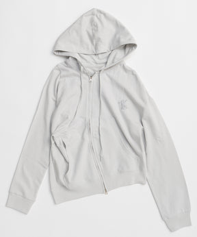【OPEN YY】SLANT ZIP HOODIE