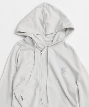 【OPEN YY】SLANT ZIP HOODIE